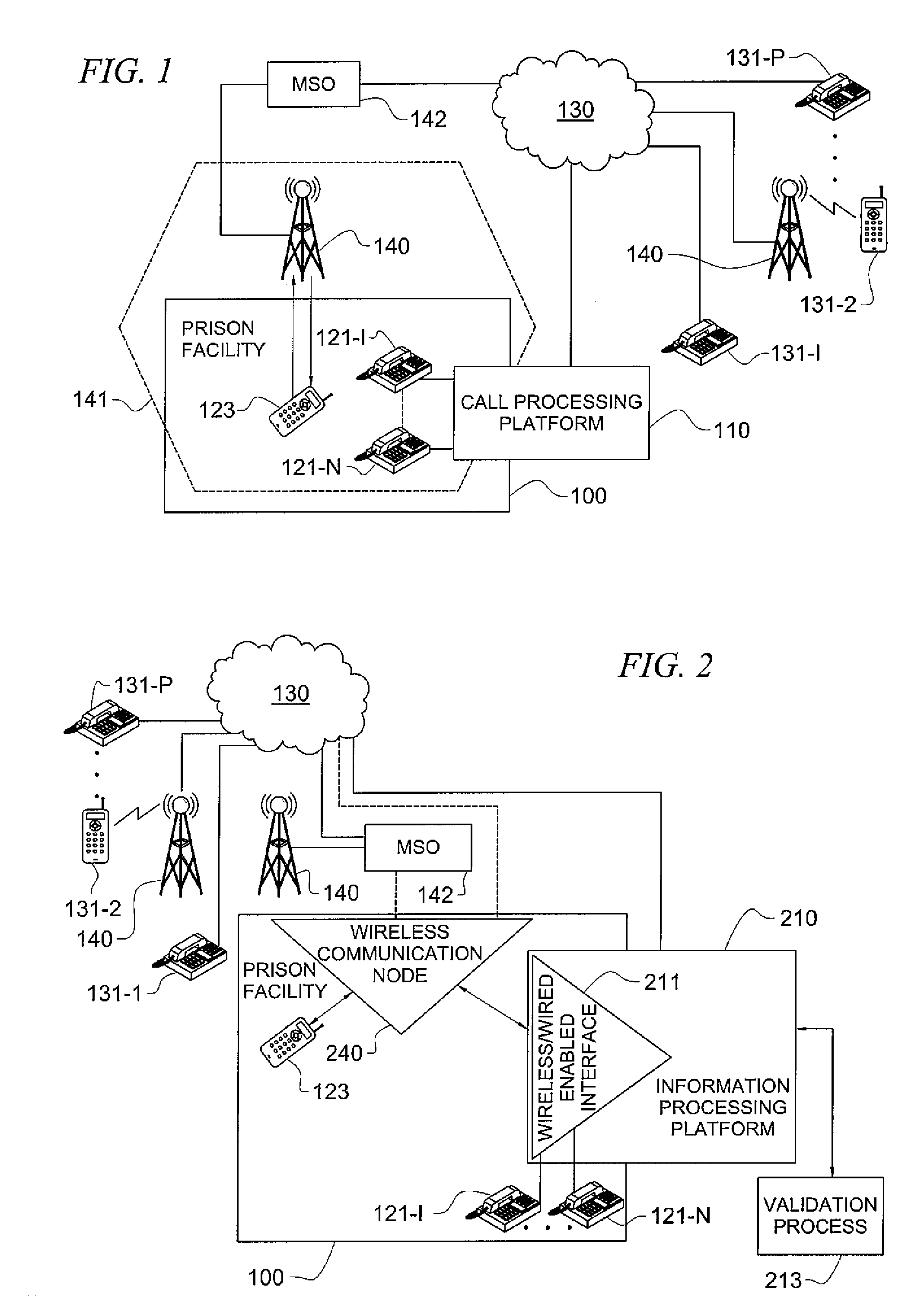 Wireless communications control in a controlled environment facility