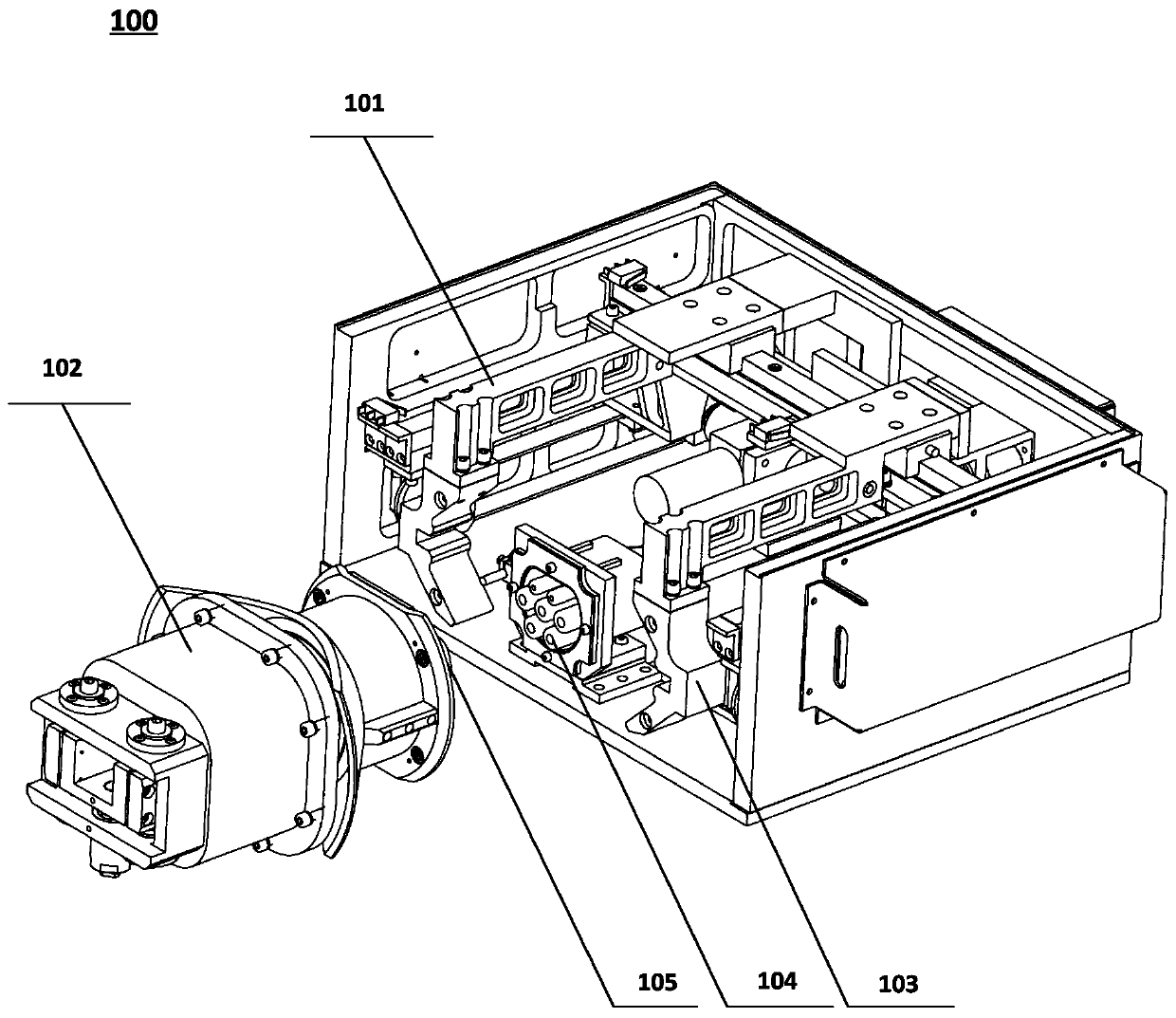 Automatic butt joint and separation device