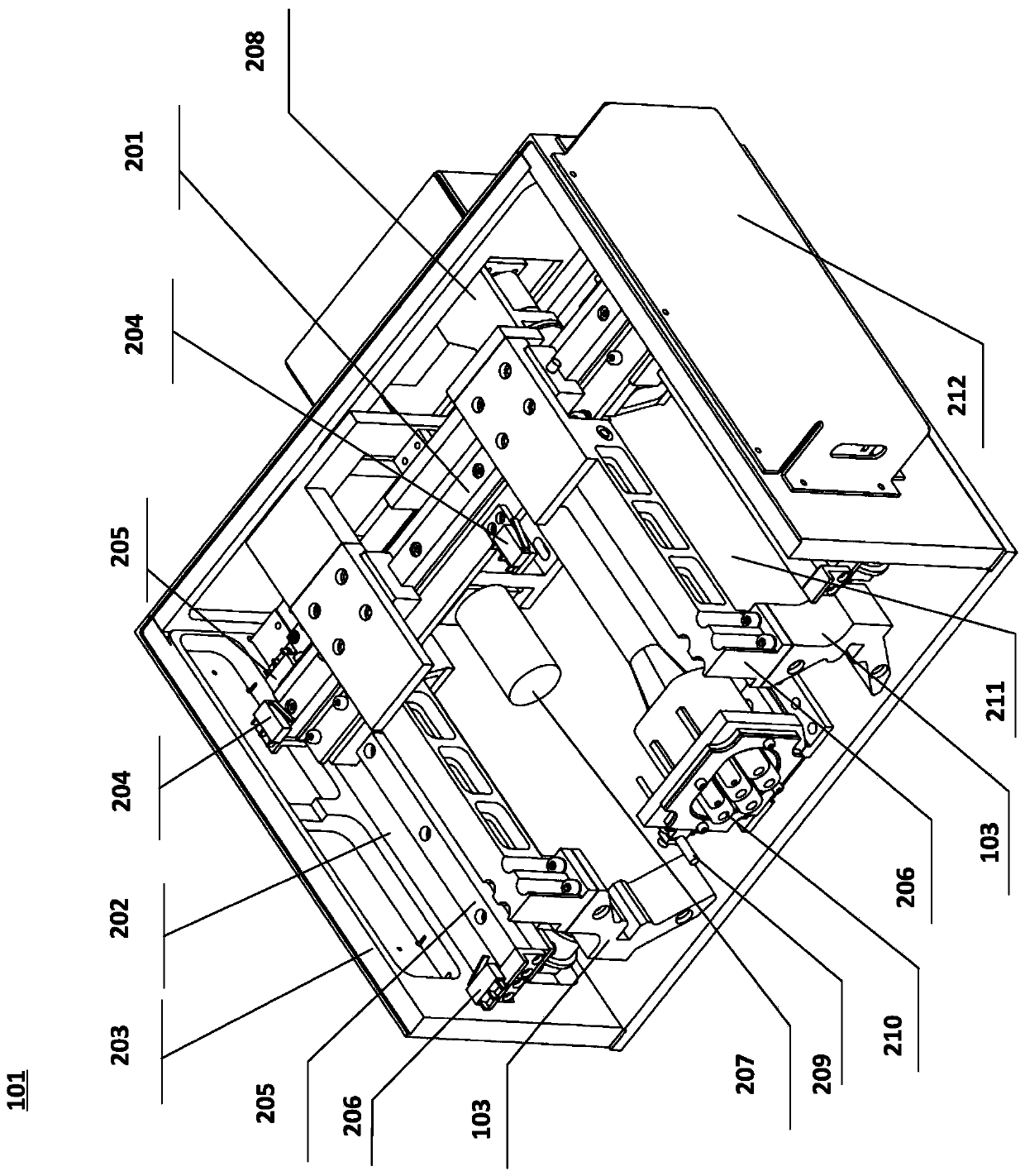 Automatic butt joint and separation device