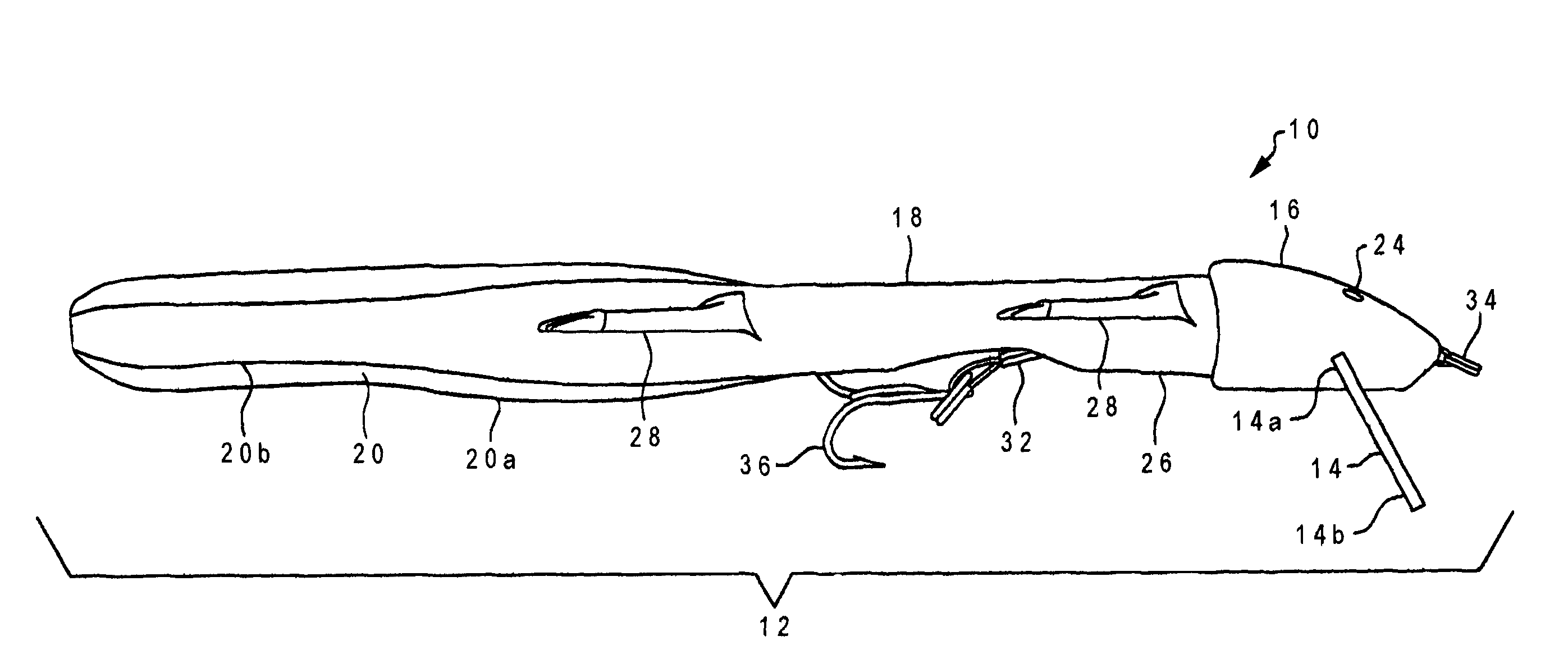 Simulated mudpuppy fishing lure