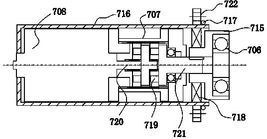 Starting mechanism for two-stroke water-cooled engine