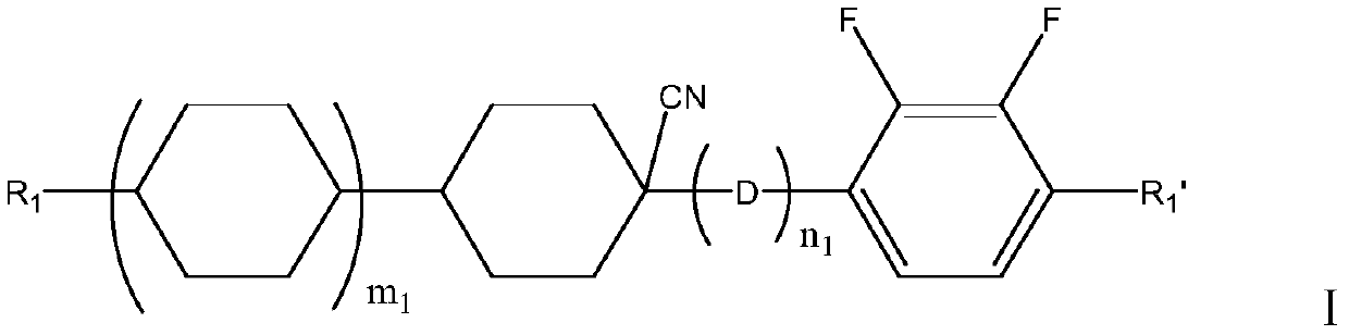 Liquid crystal composition with low threshold, low power consumption and wide working temperature range for VA-LCD