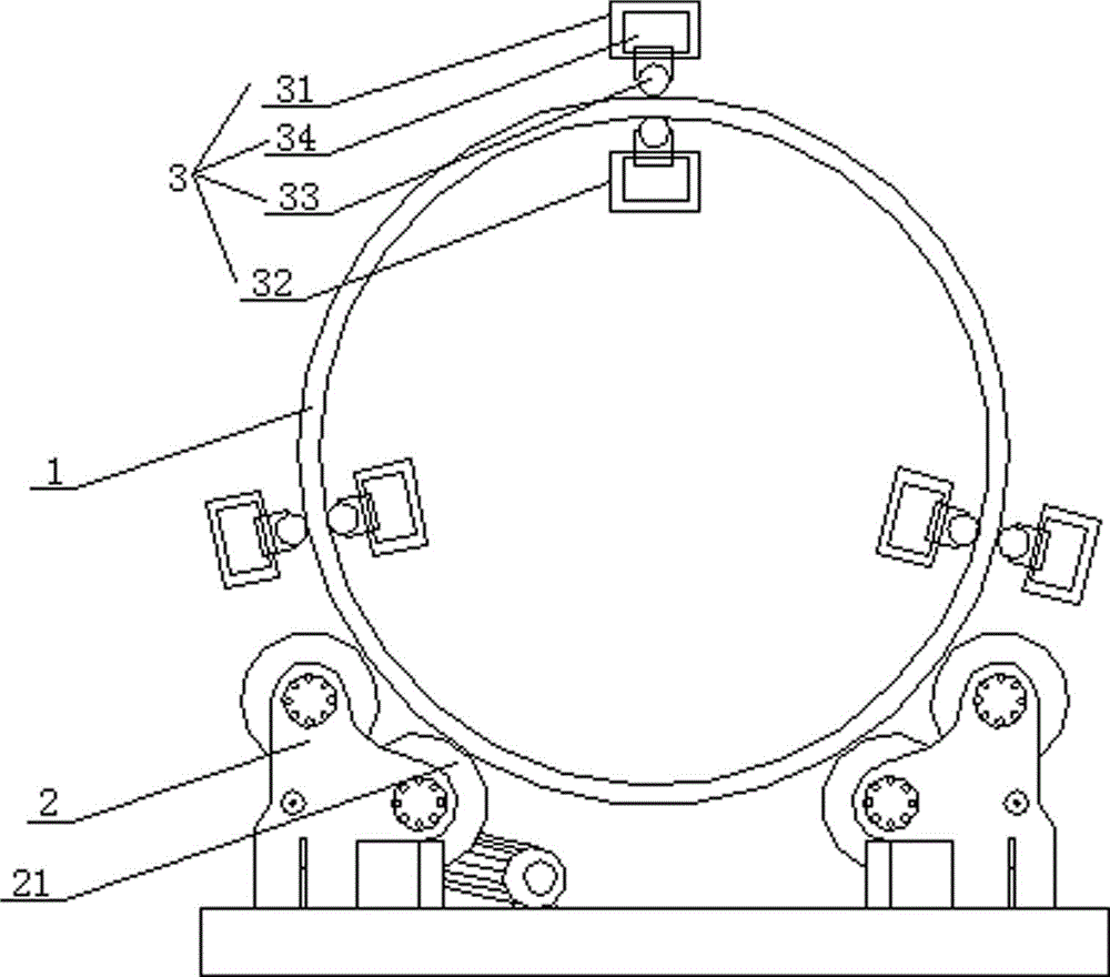 Assembly process of tower sections for large-diameter wind-power tower tube