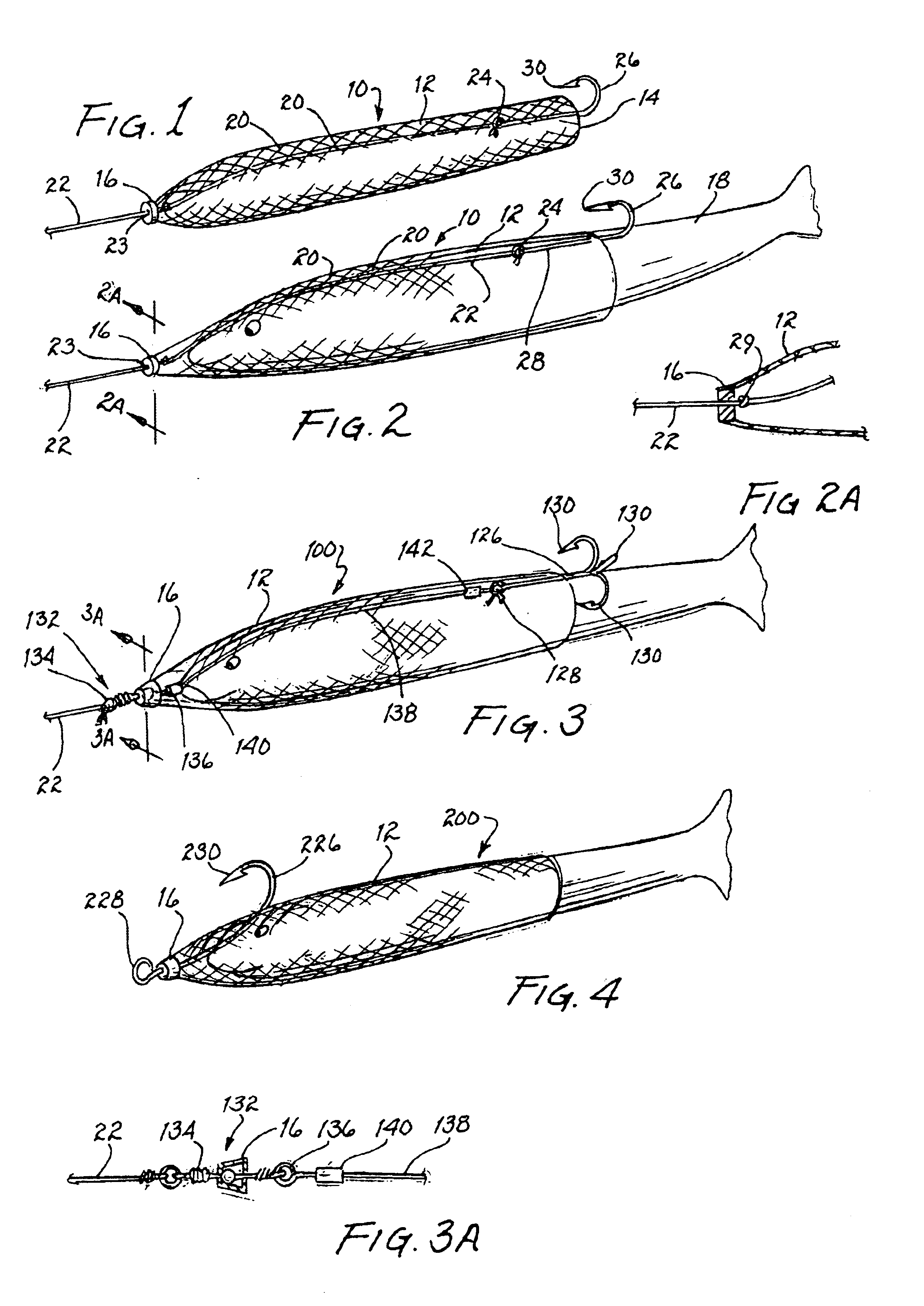 Expandable bait sleeve and method therefor