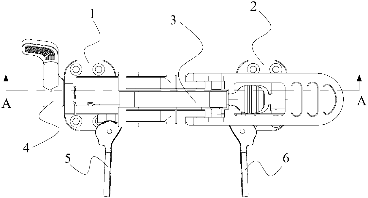 Arc-shaped lock