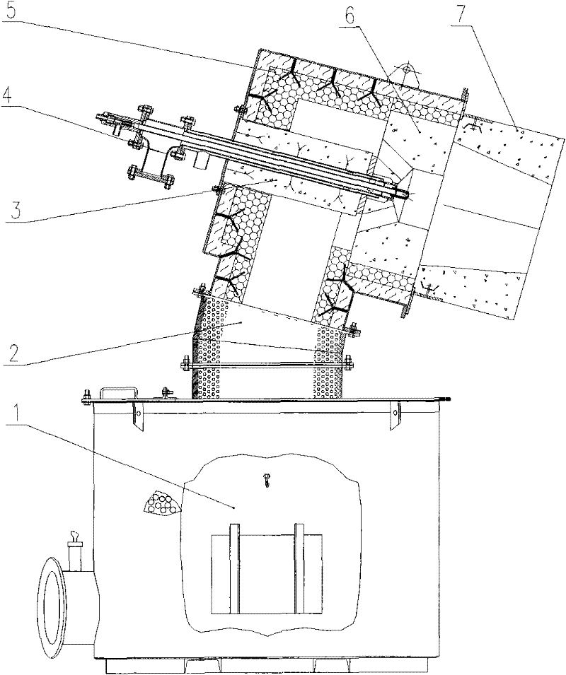 Oil and gas dual-purpose heat accumulating type environment-friendly burner