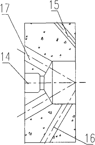 Oil and gas dual-purpose heat accumulating type environment-friendly burner