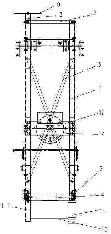 elevator car frame