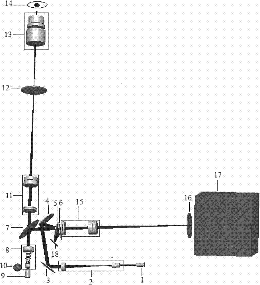 Microscopy confocal Raman reflector path device with confocal area capable of being precisely adjusted