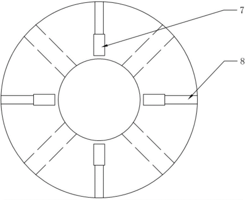 Self-punching riveting device of ultrahigh strength steel plate and aluminum alloy plate