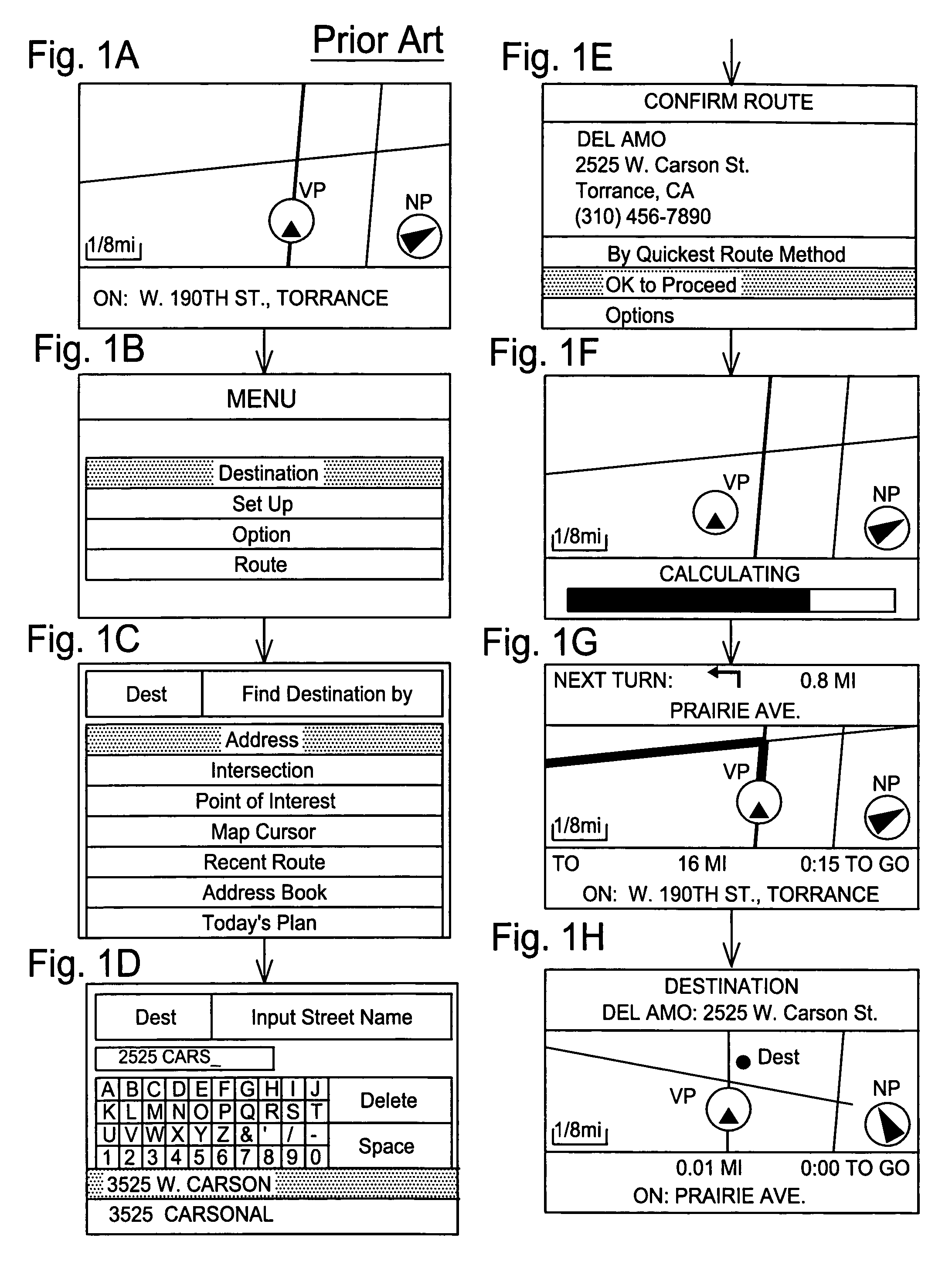 Off-route recalculation method and apparatus for navigation system