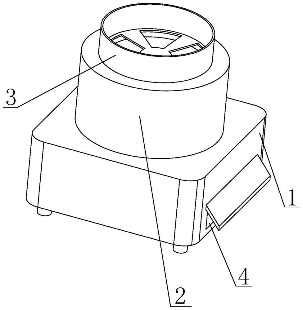 Old hen powder seasoning production device and method