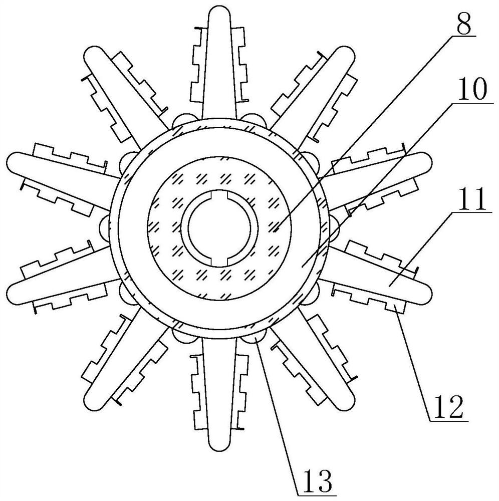 Old hen powder seasoning production device and method