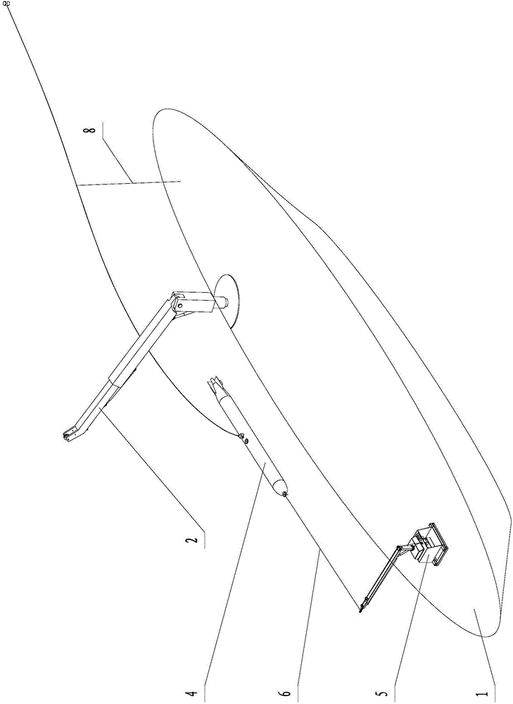 Underwater robot recovery system and recovery method thereof