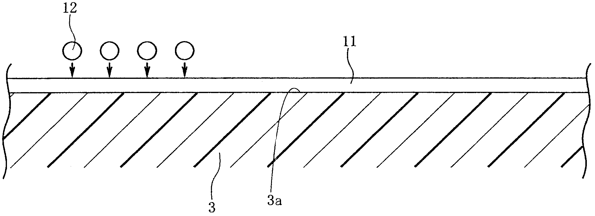 Base plate with bumpy part and manufacturing method of the base plate