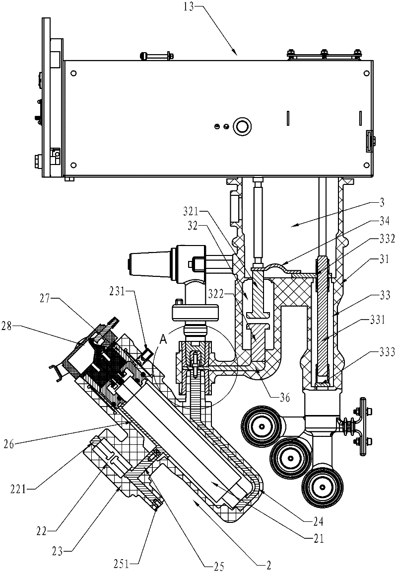 Solid-sealed polar pole with insulation and switch cabinet