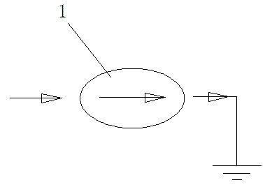 Protective device for preventing packaged sample from being damaged by static electricity