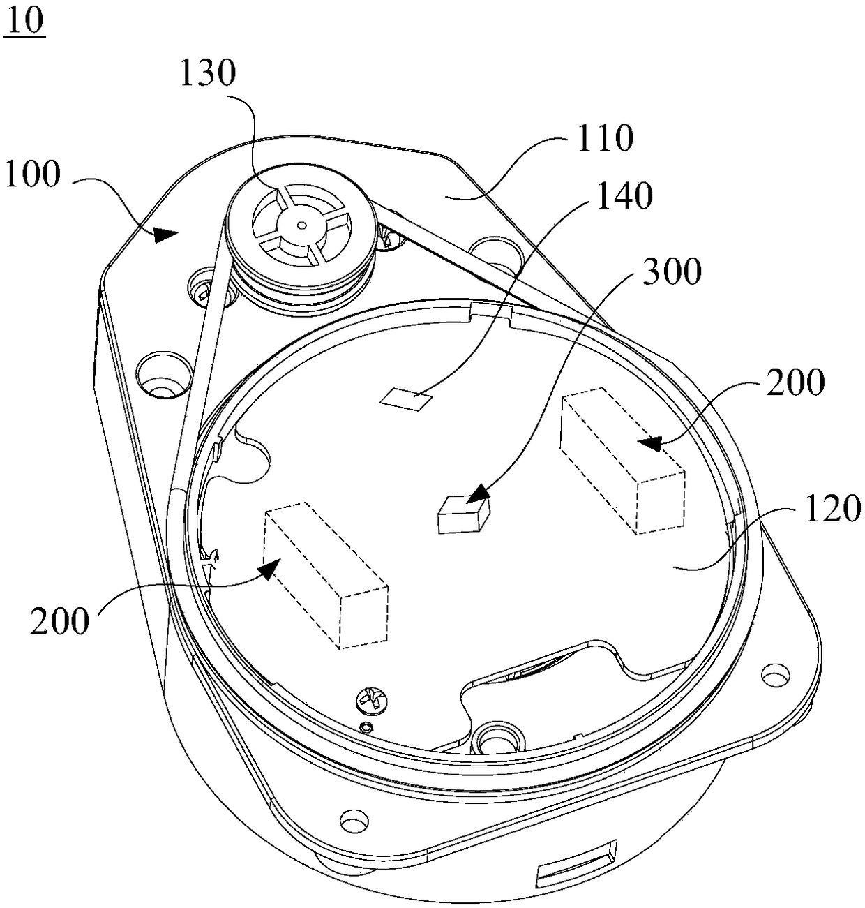 Robot, laser radar and measuring method thereof