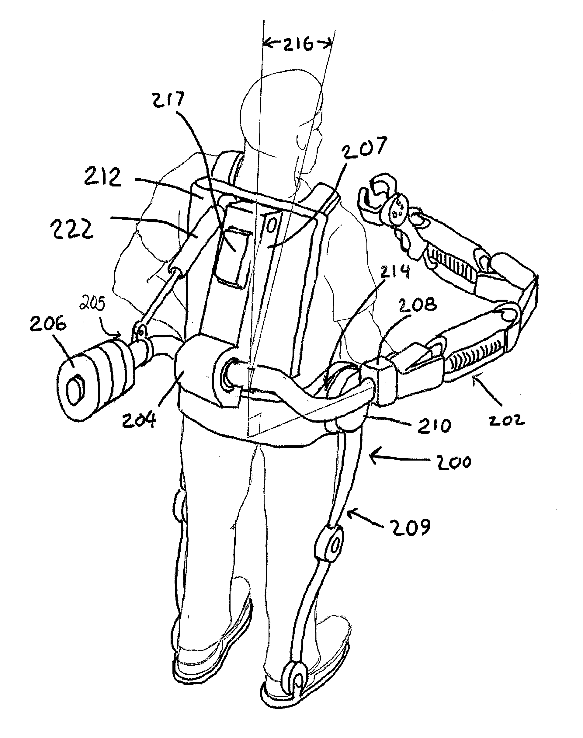 Exoskeleton arm interface