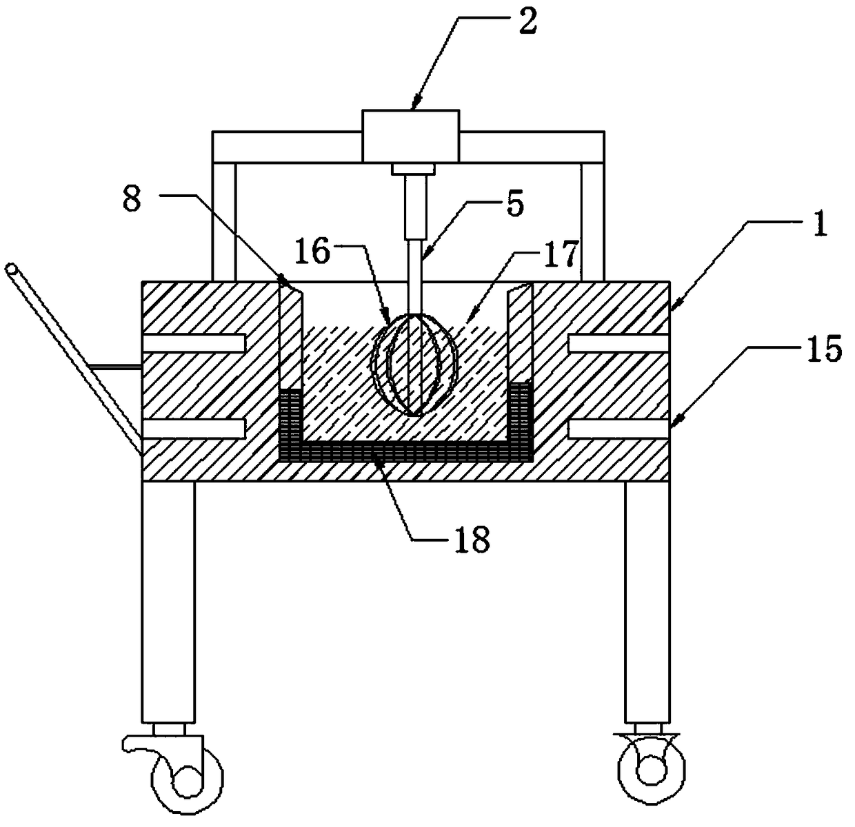 Automatic processing mechanism of fried food