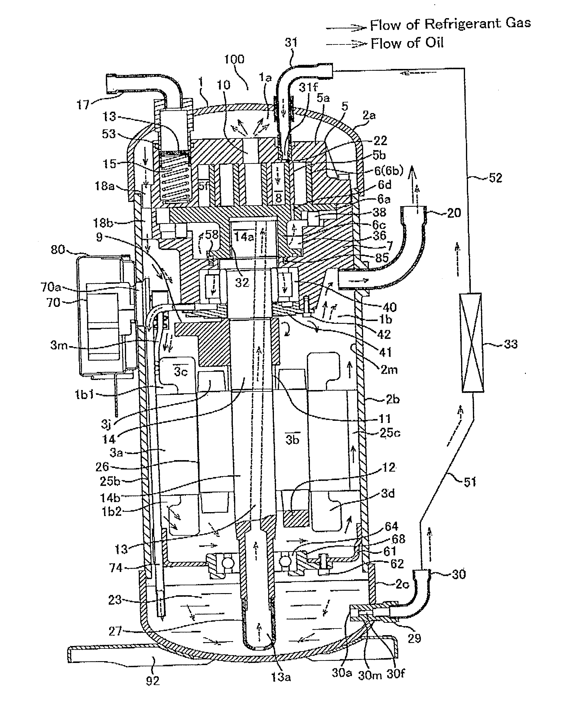 Sealed Scroll Compressor for Helium