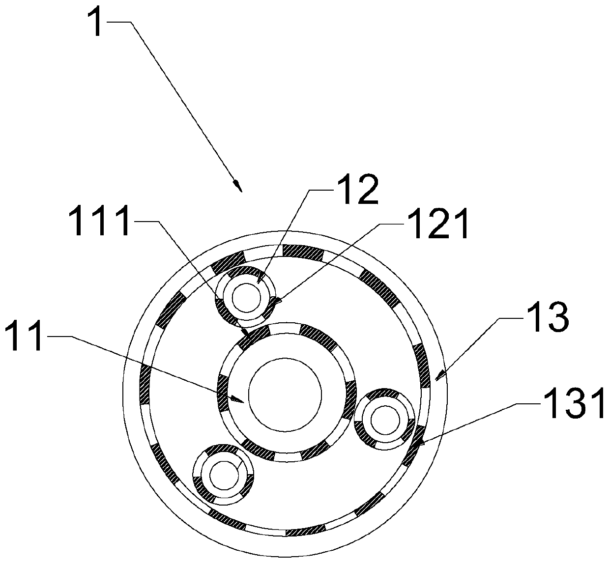 Adsorption transmission-based transmission method for aerospace