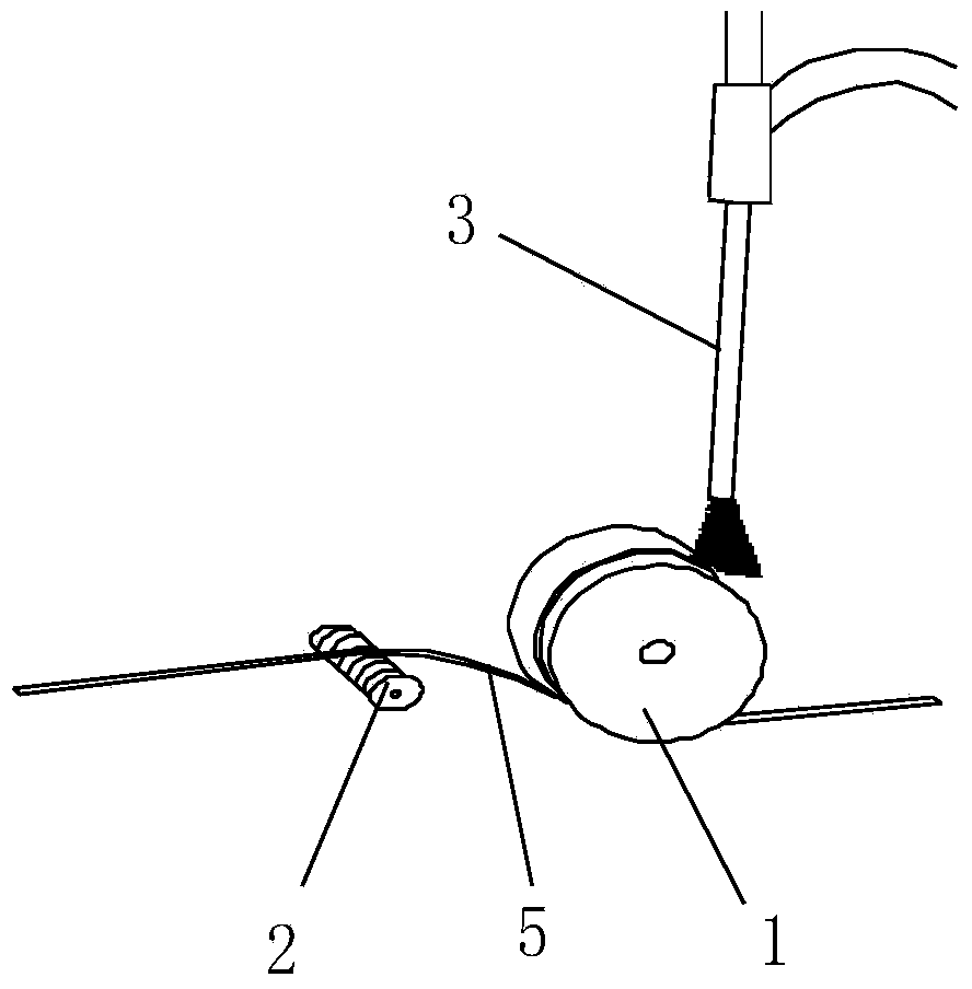 Surface napping method of plastic rattan