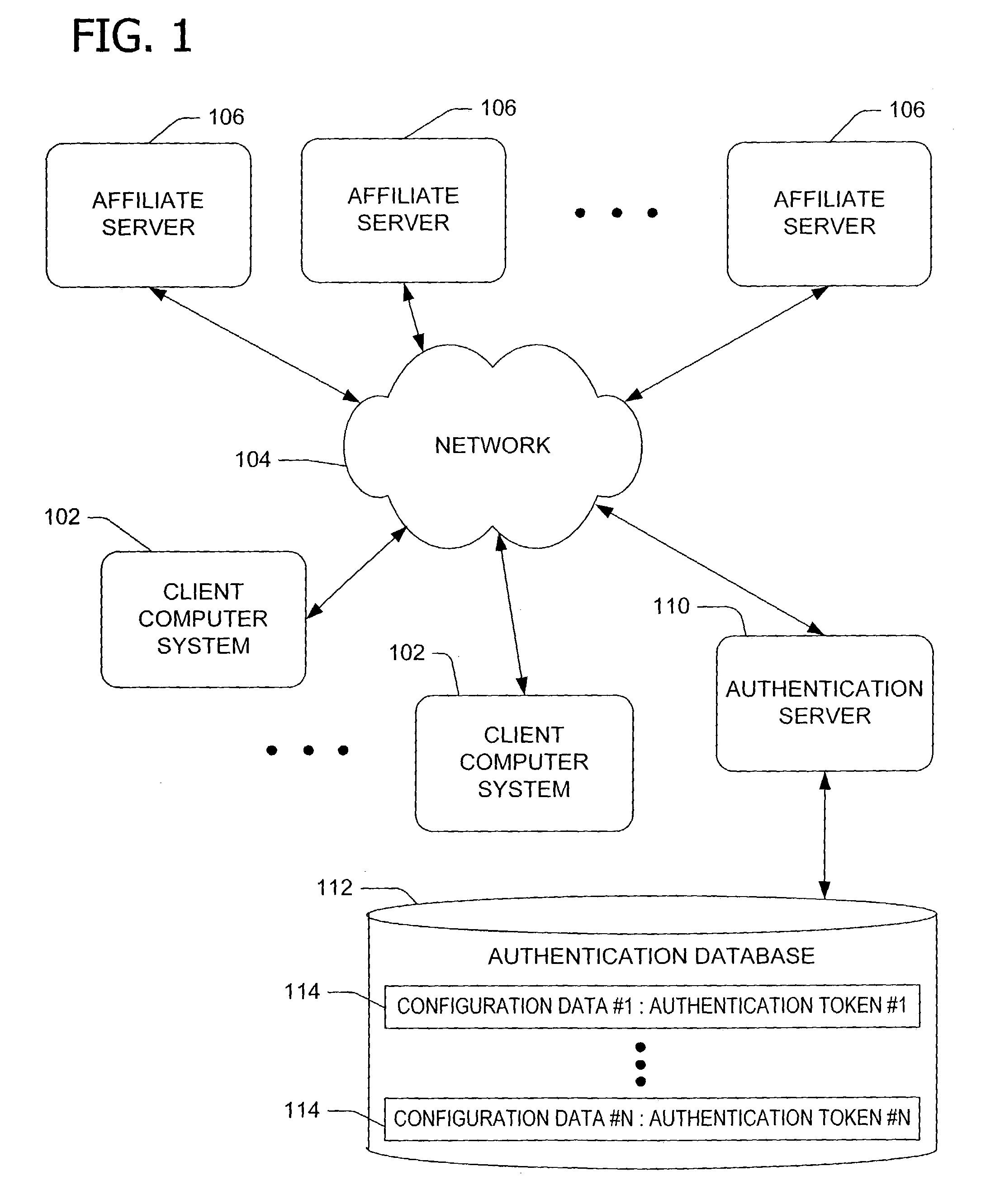 Authentication of a server by a client to prevent fraudulent user interfaces