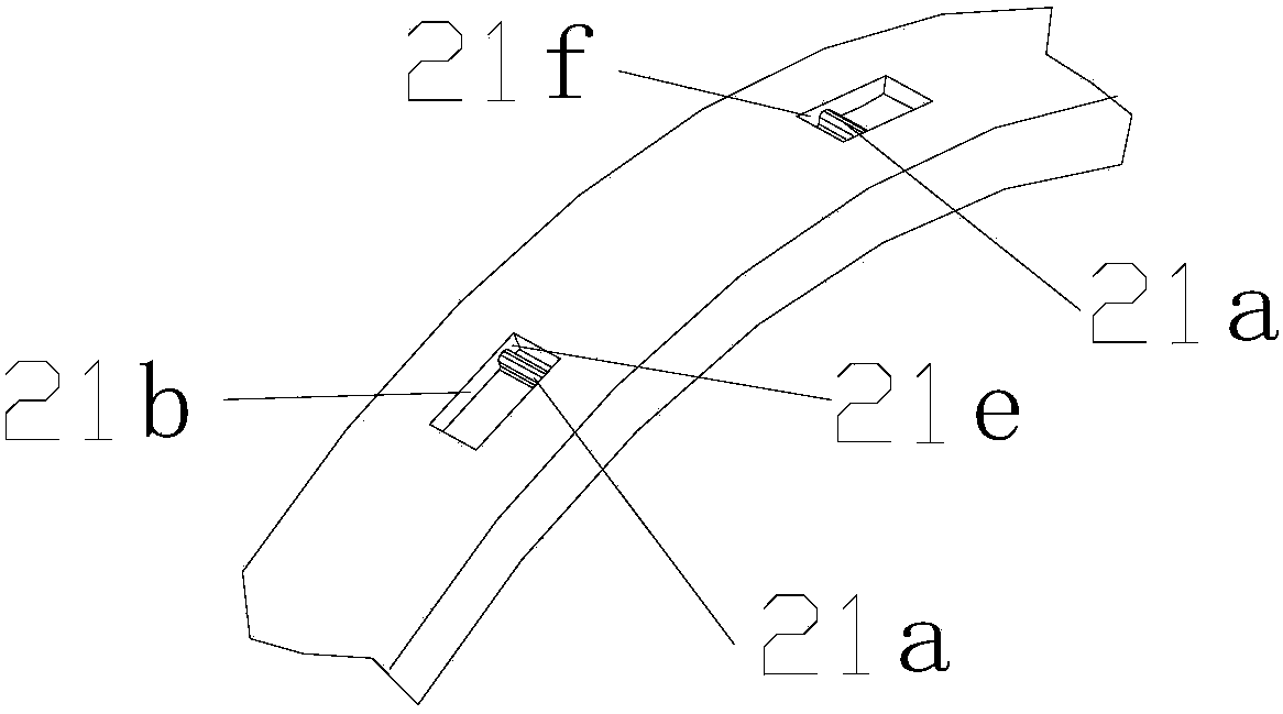 Emergency support device for tire burst