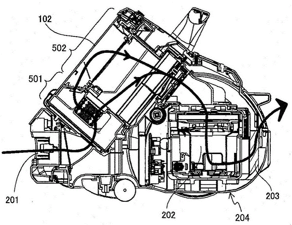 electric vacuum cleaner