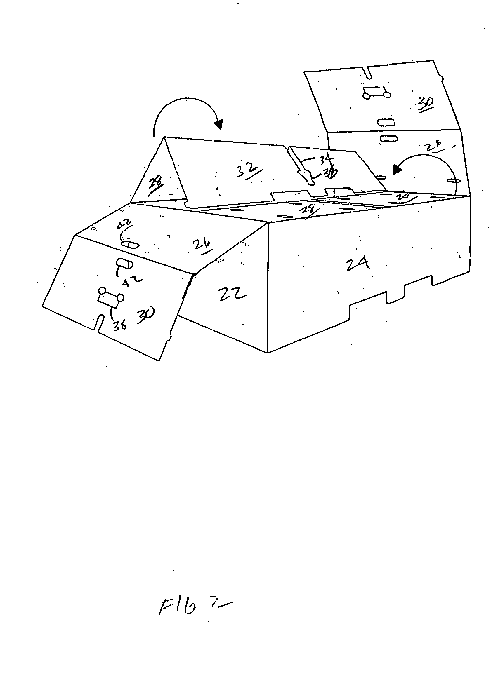 Single piece bulk bin blank and container