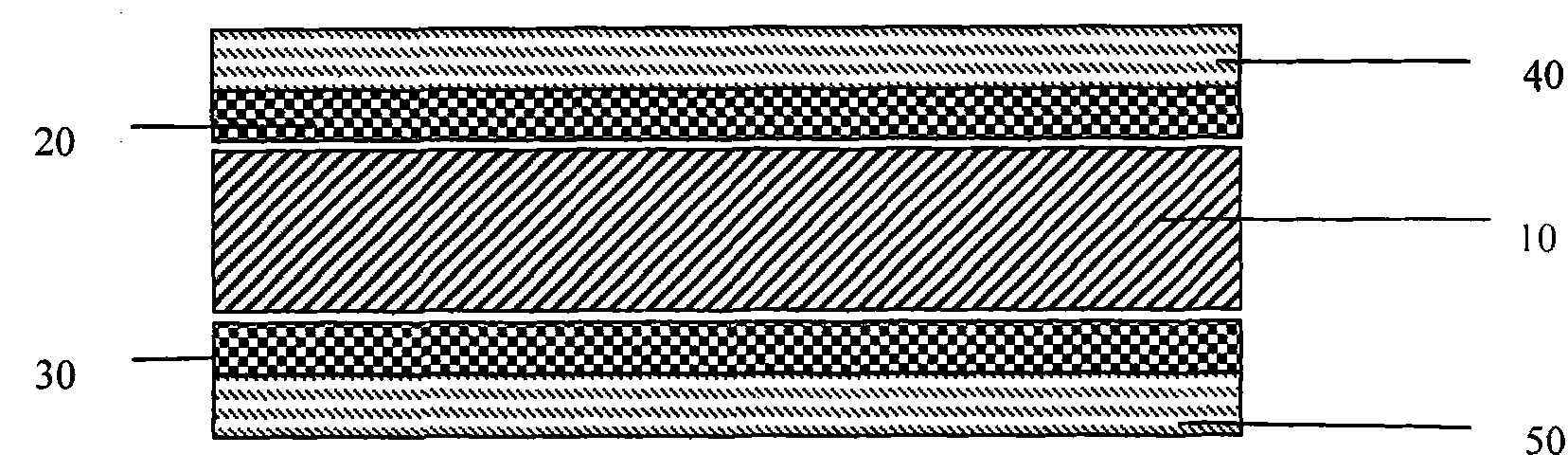 Sound insulating pad-top cover reinforcing beam for car roof and preparation method thereof