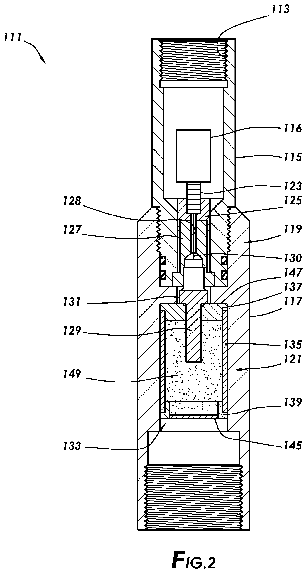 Non-mechanical ported perforating torch