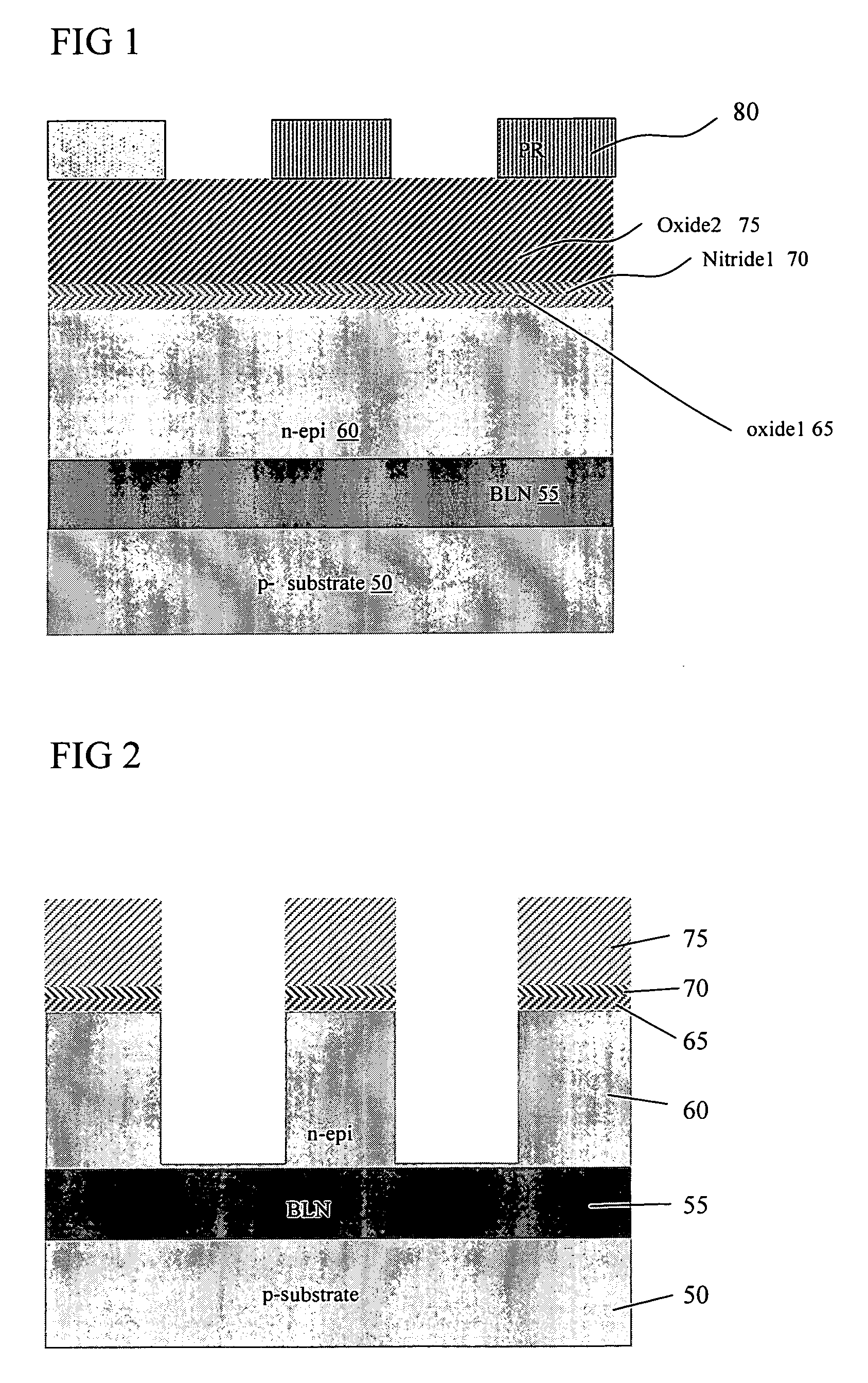 Double trench for isolation of semiconductor devices