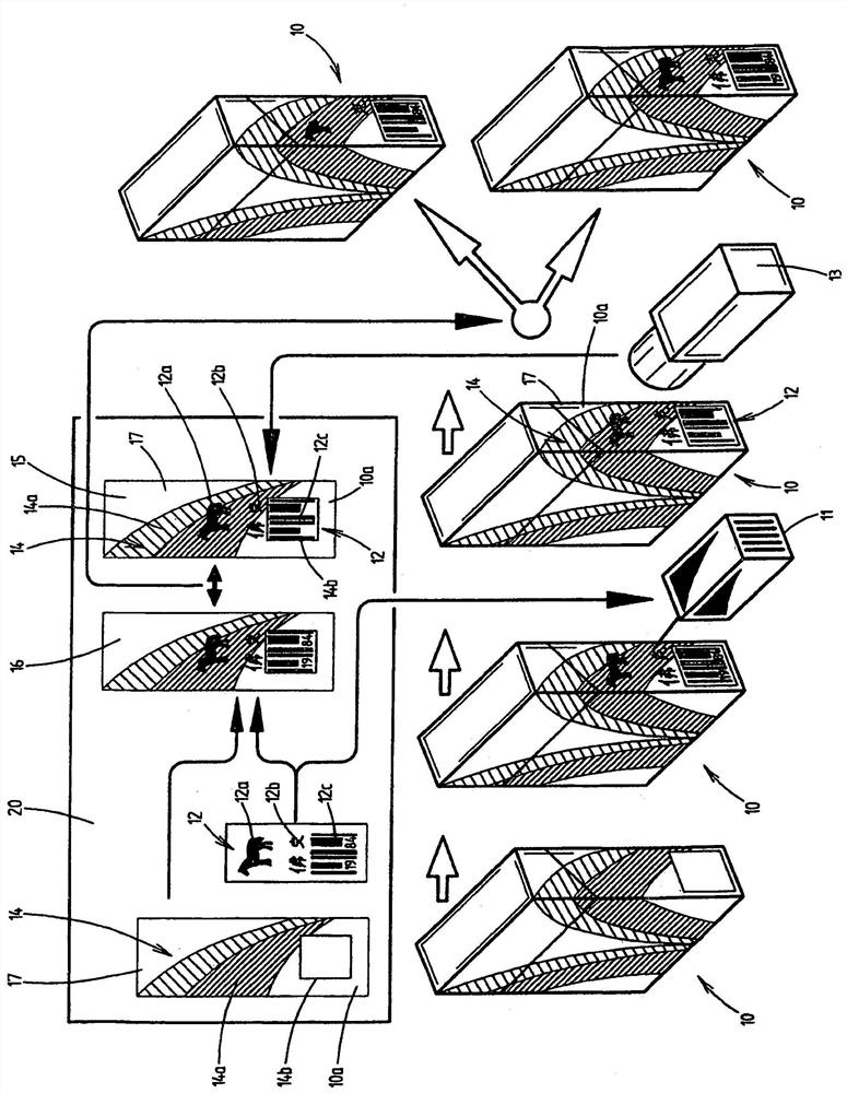 Method and apparatus for applying an imprint to a print carrier and inspecting it