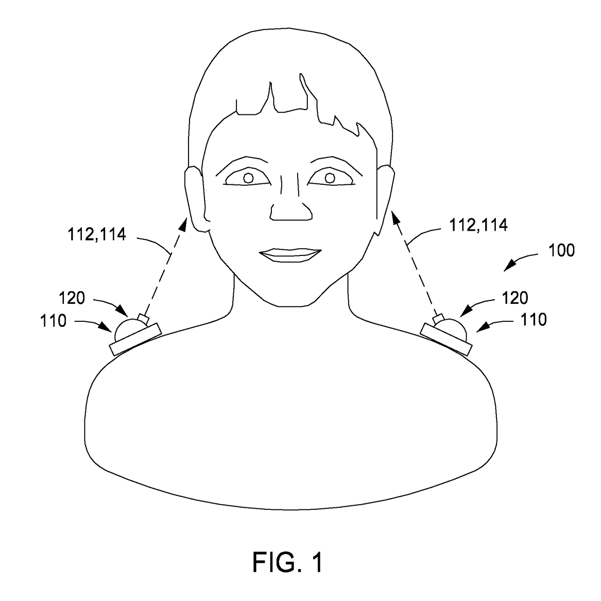 Shoulder-mounted robotic speakers