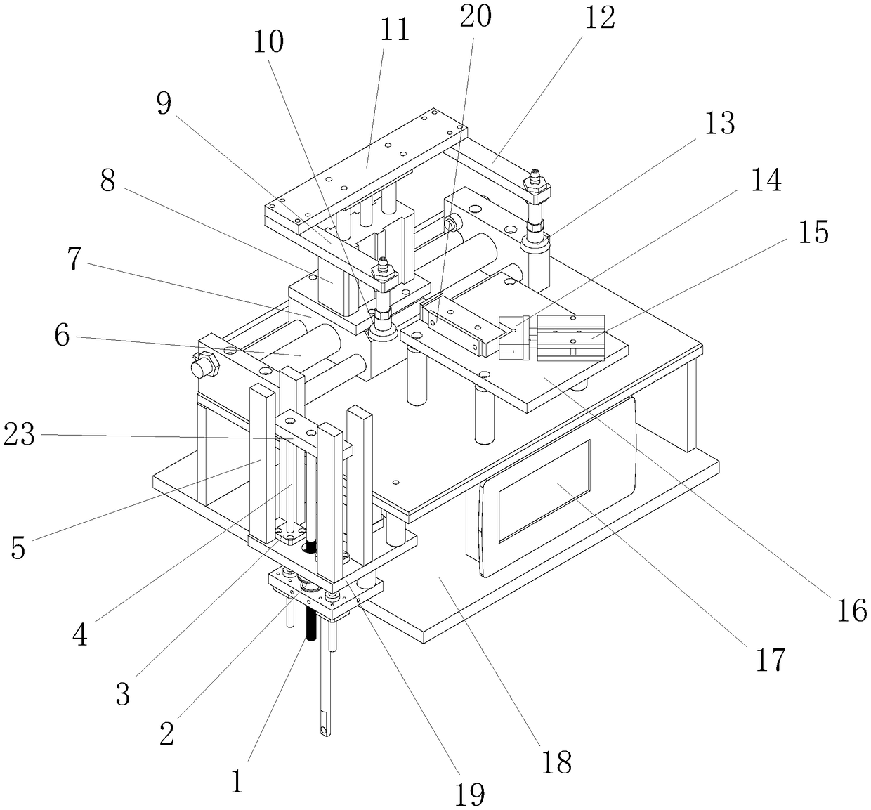 Intelligent feeding conveying laser marking machine