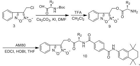 Nitric oxide donating type tamibarotene derivative, its preparation method and use