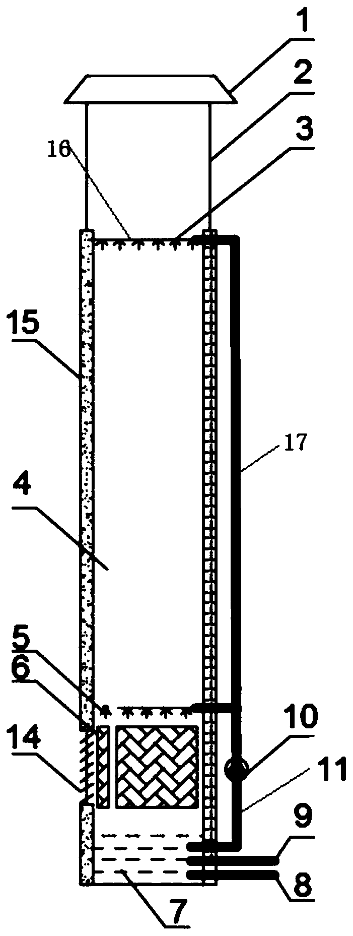 Passive evaporative cooling and ventilation cooling system combined with building