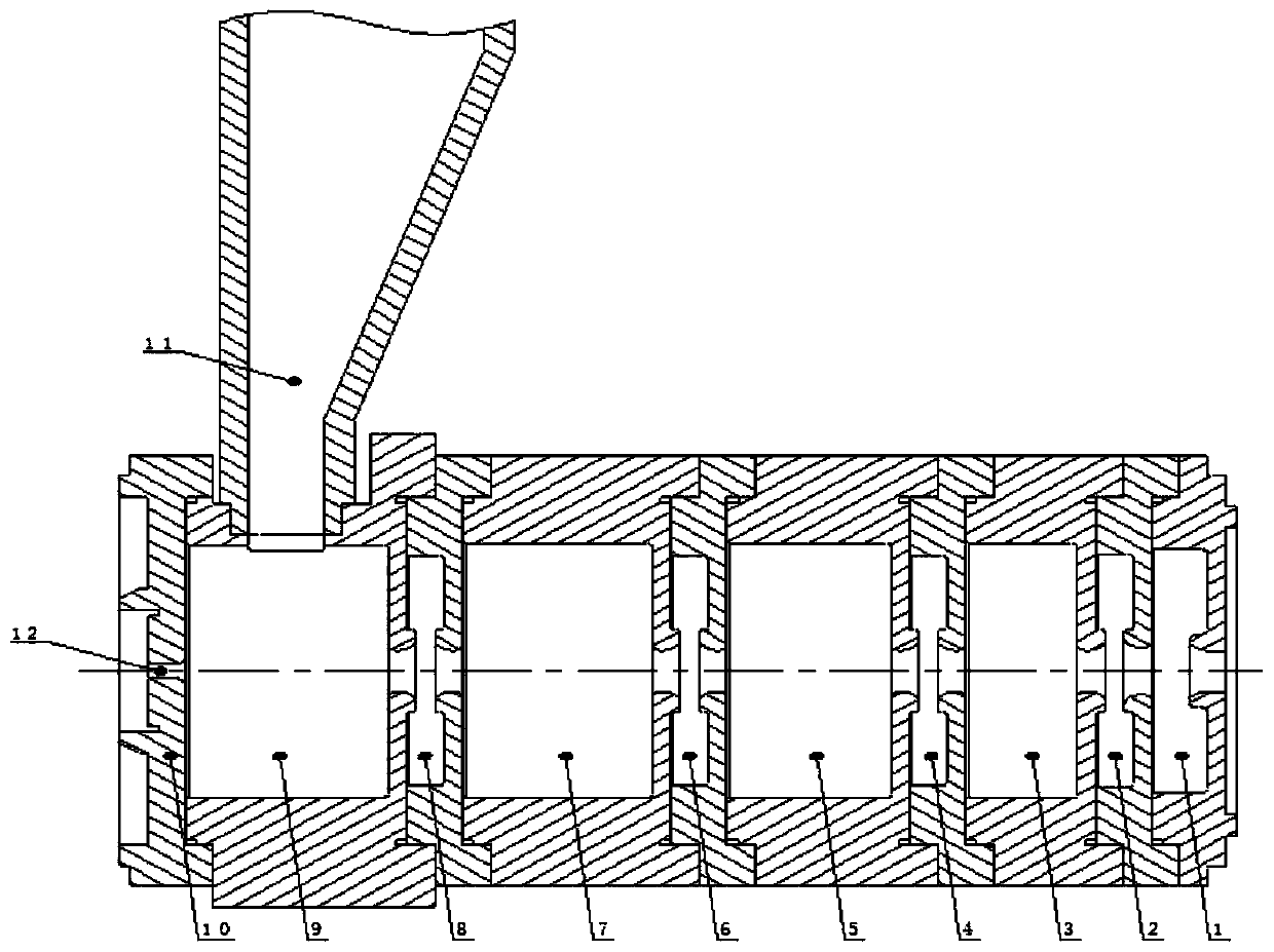 Novel radio frequency electron accelerator structure