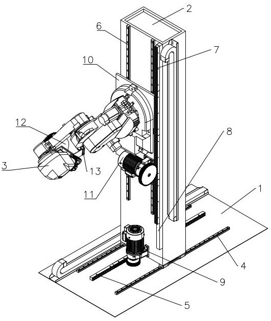 Car washing robot based on manipulator