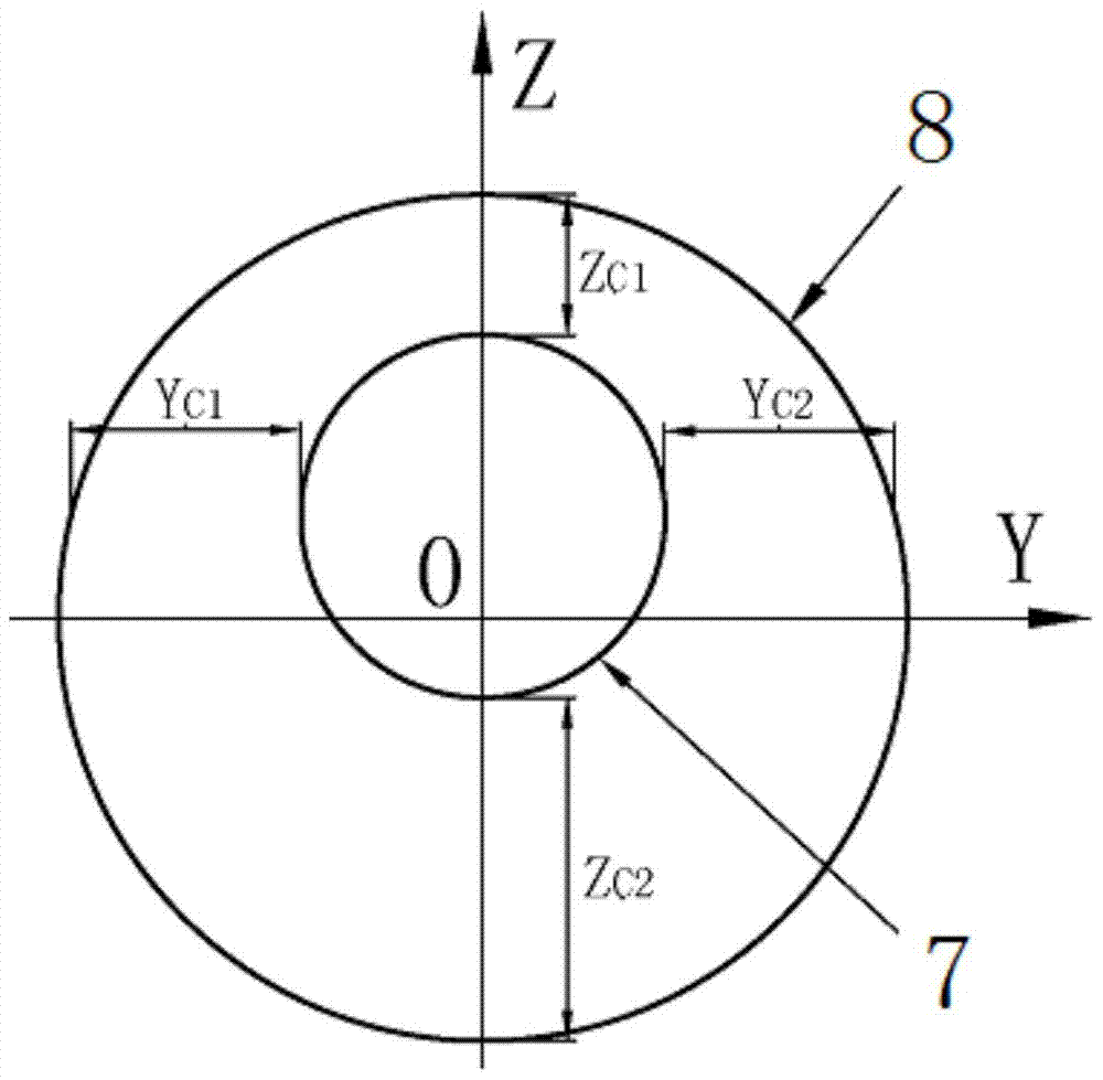 Digital adjustment method of drilling pump concentricity