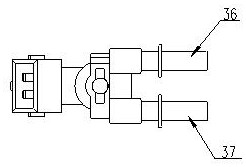 Methanol fuel injector structure