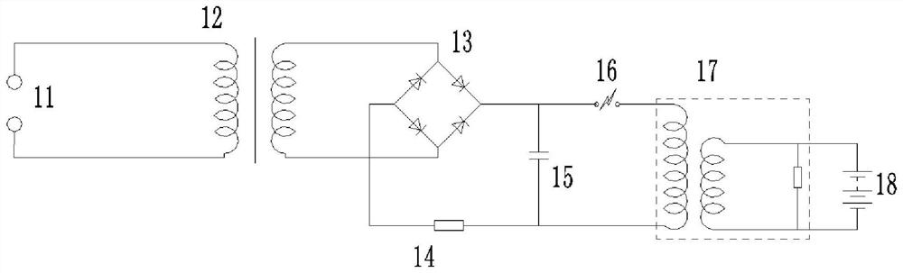 Power lithium battery barrier breaking machine and power lithium battery charging method