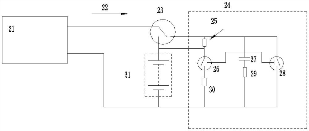 Power lithium battery barrier breaking machine and power lithium battery charging method