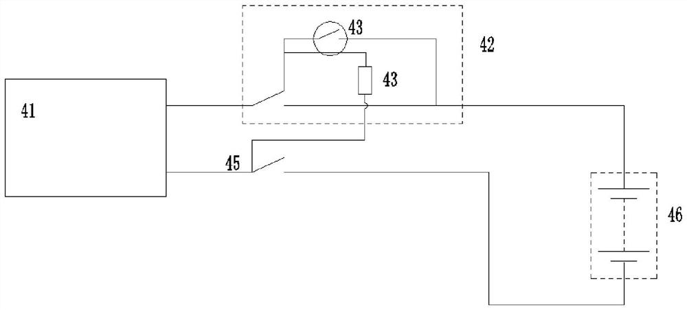 Power lithium battery barrier breaking machine and power lithium battery charging method