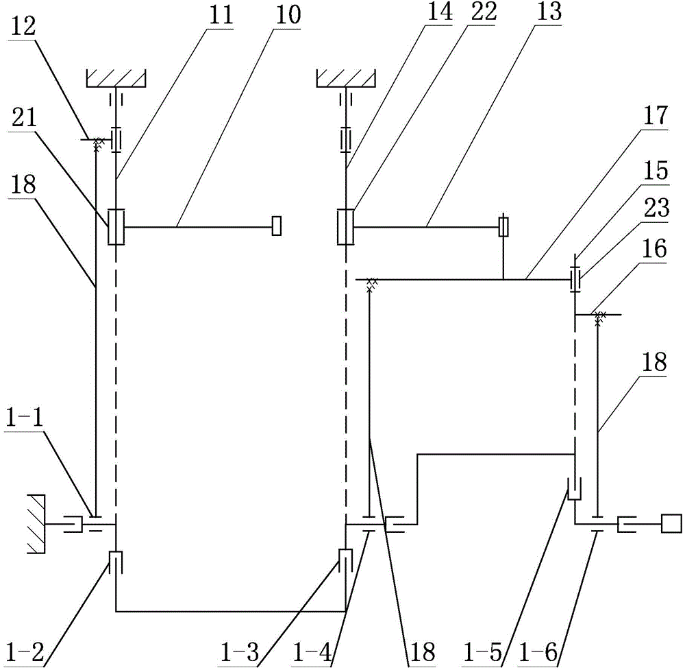 Space manipulator gravity compensation device capable of independently using two revolving arms