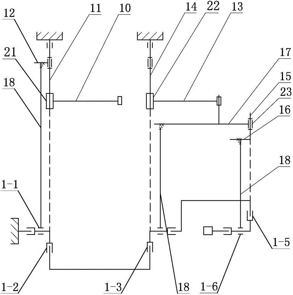 Space manipulator gravity compensation device capable of independently using two revolving arms