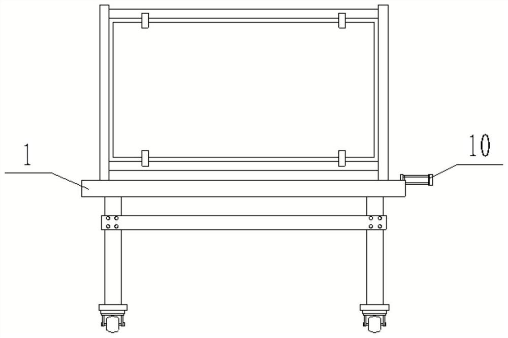 Turnover device for medical sickbed