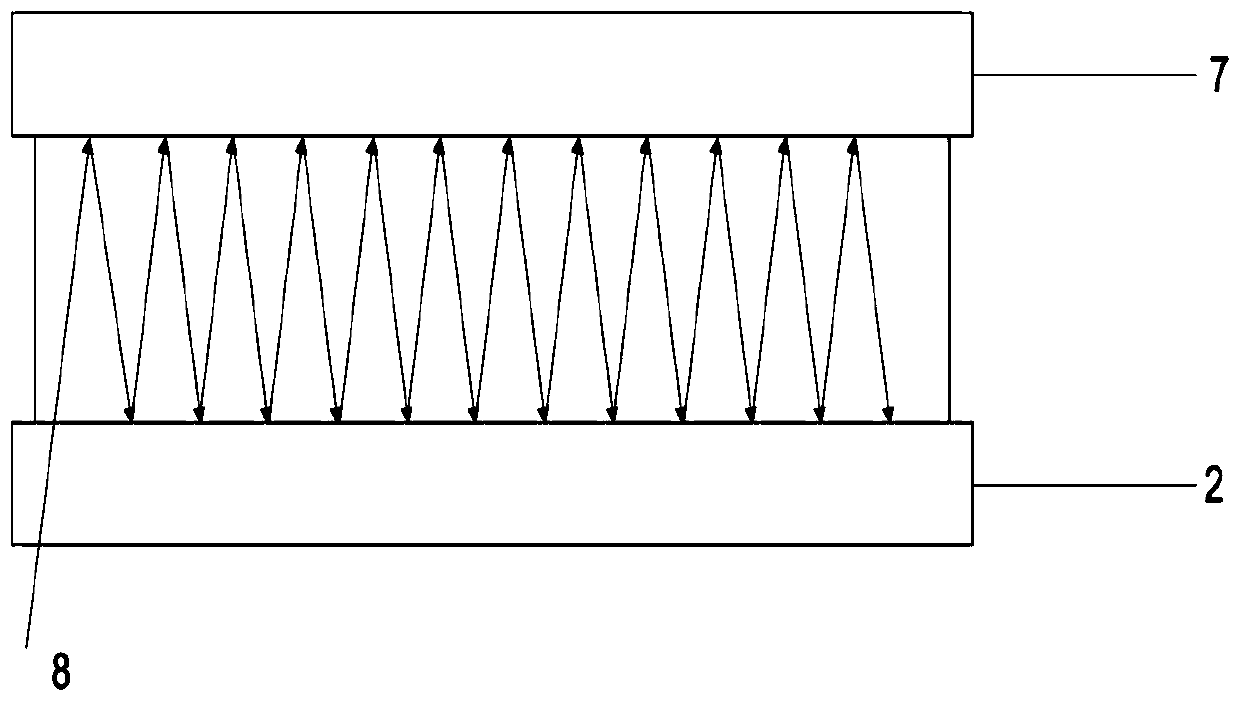 Perovskite photoelectric detector with optical micro cavity structure and preparation method thereof